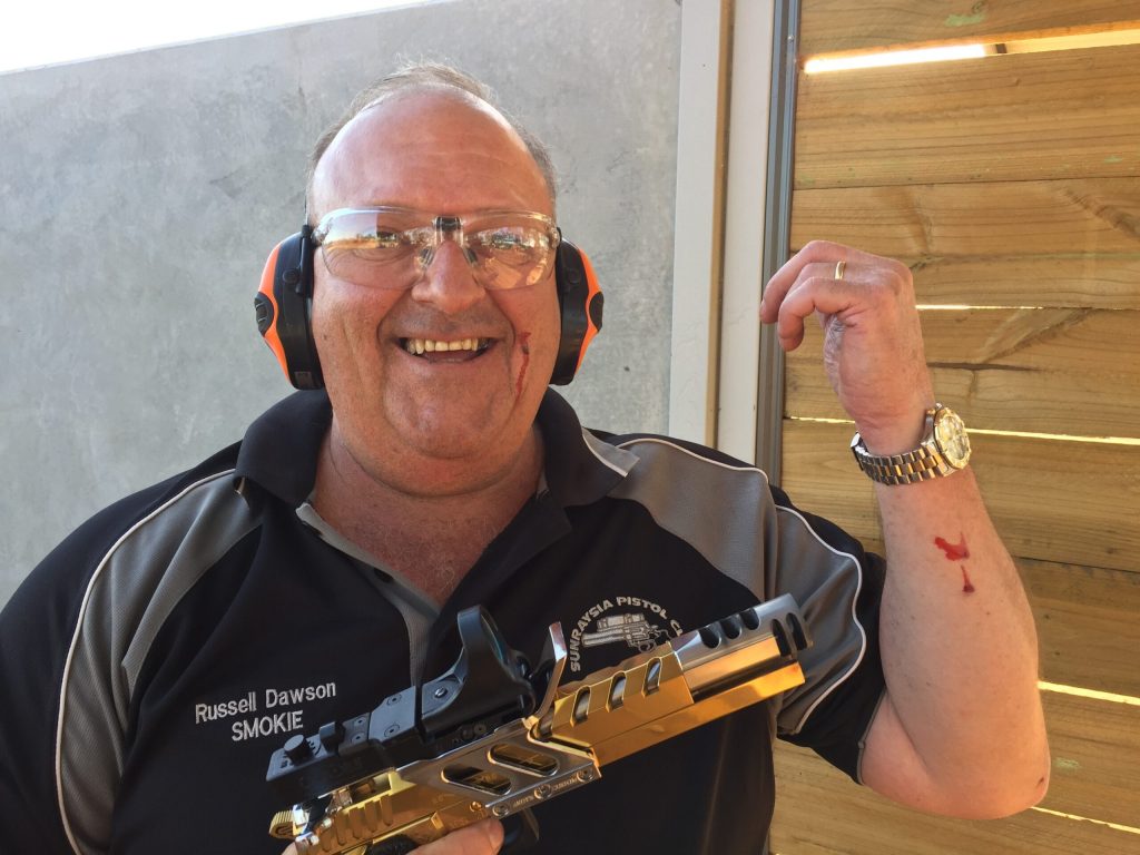 Sunraysia Pistol Club members on the range