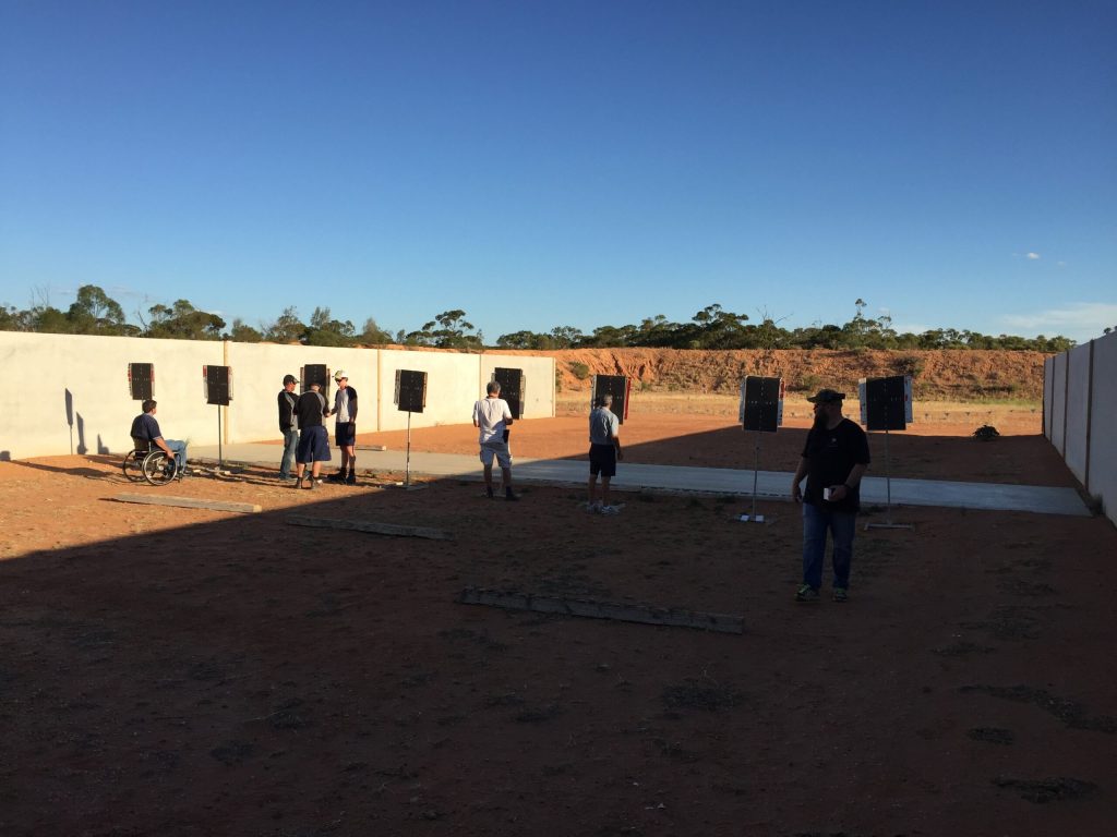 Cardross range pistol bays