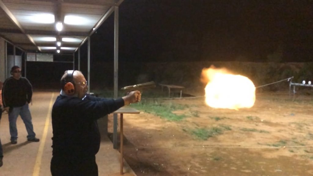 Sunraysia Pistol Club night shoot